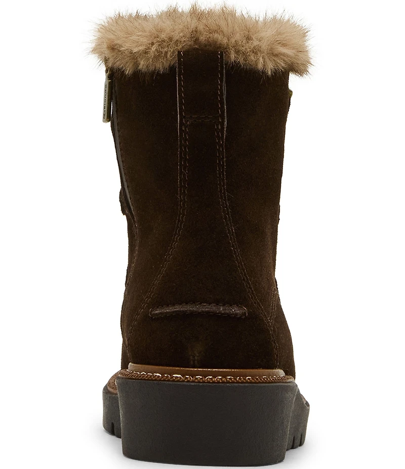 Blondo Monday Waterproof Suede Faux Fur Booties