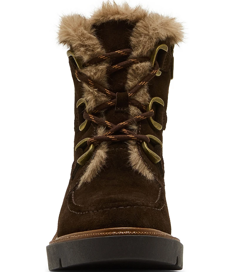 Blondo Monday Waterproof Suede Faux Fur Booties