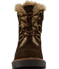 Blondo Monday Waterproof Suede Faux Fur Booties