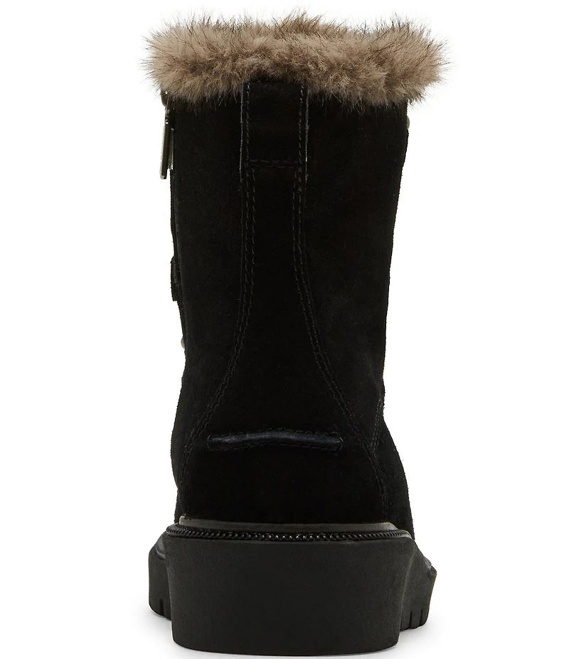 Blondo Monday Waterproof Suede Faux Fur Booties