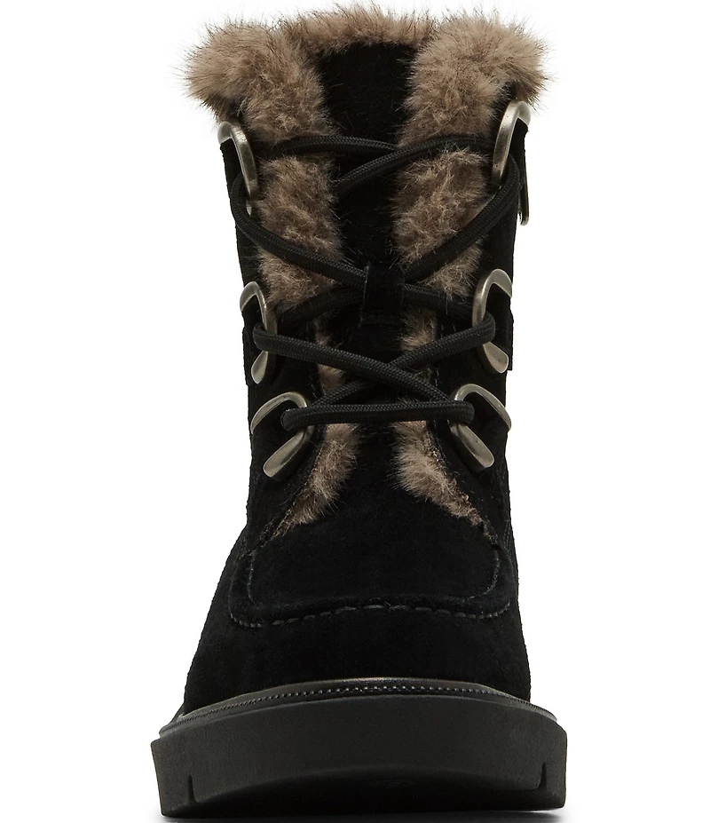 Blondo Monday Waterproof Suede Faux Fur Booties