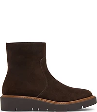Blondo Motion Waterproof Suede Wedge Booties
