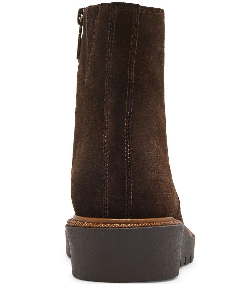 Blondo Motion Waterproof Suede Wedge Booties