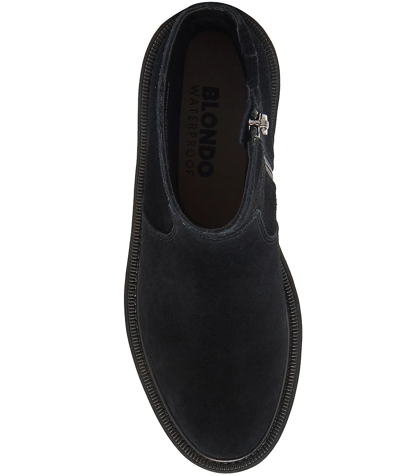 Blondo Motion Waterproof Suede Wedge Booties