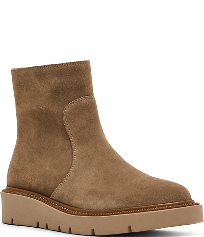 Blondo Motion Waterproof Suede Wedge Booties
