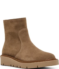 Blondo Motion Waterproof Suede Wedge Booties