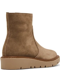 Blondo Motion Waterproof Suede Wedge Booties