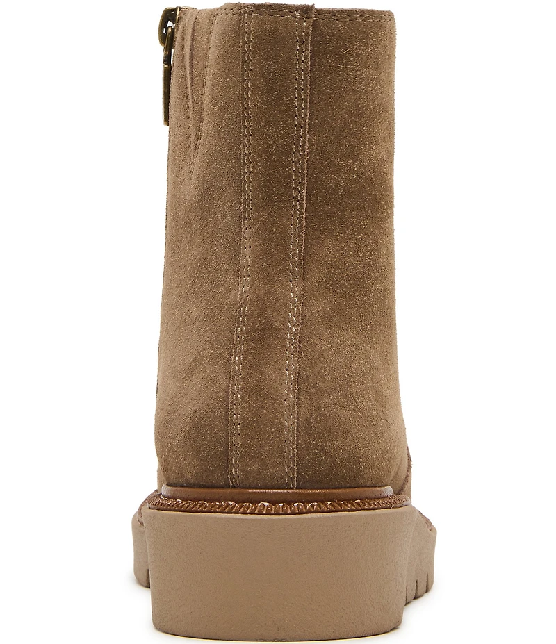 Blondo Motion Waterproof Suede Wedge Booties
