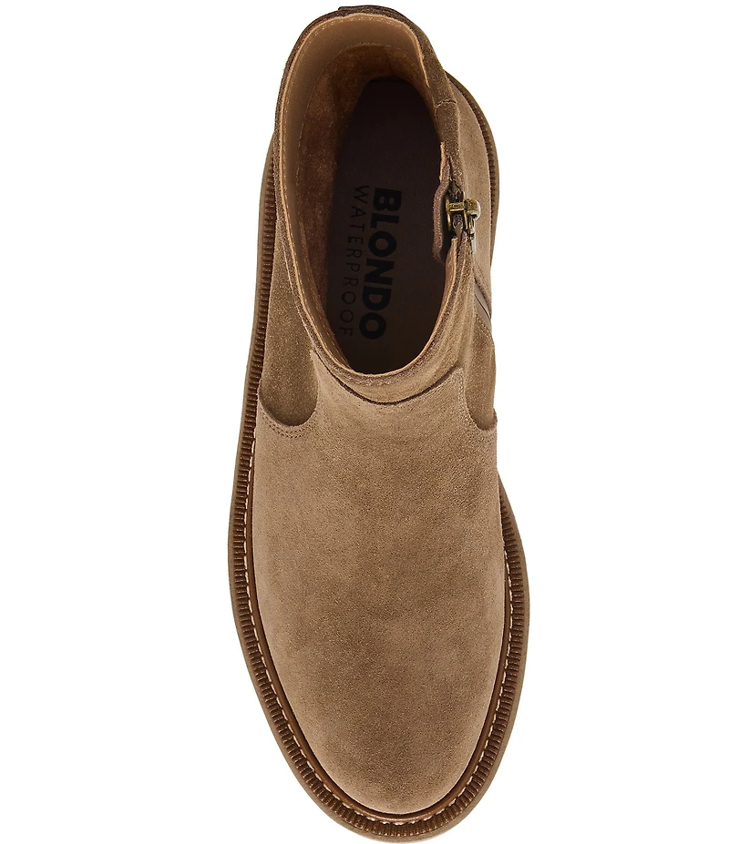 Blondo Motion Waterproof Suede Wedge Booties
