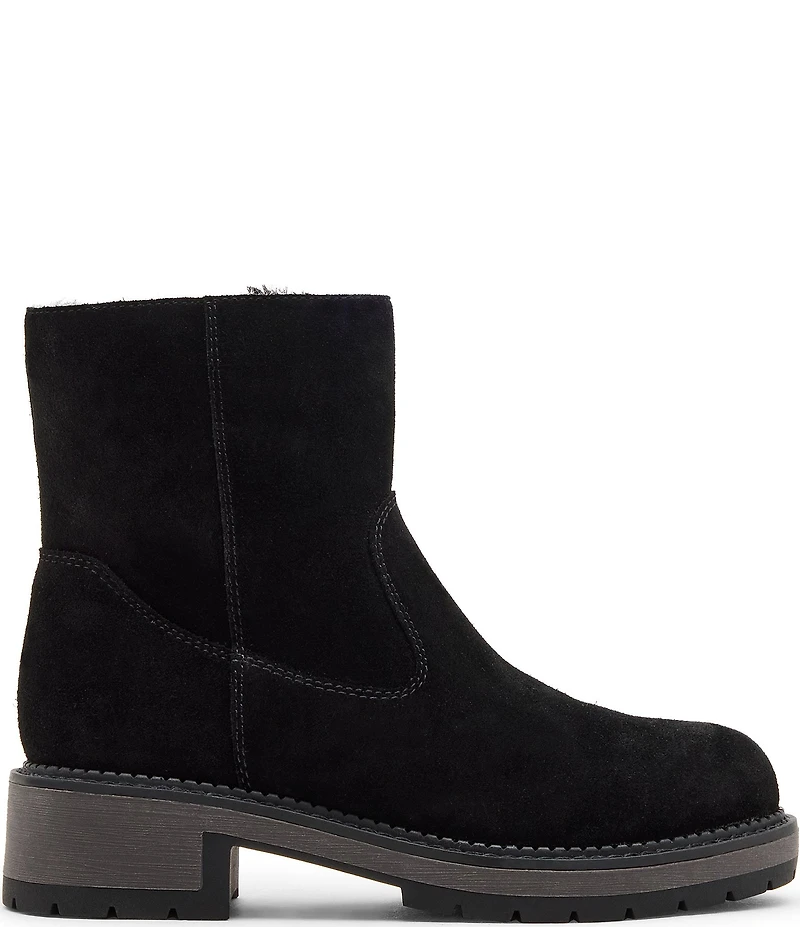 Blondo Nappa Waterproof Suede Faux Fur Lined Booties