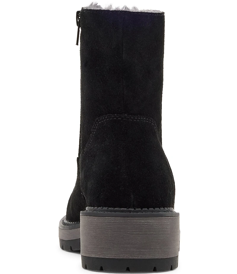 Blondo Nappa Waterproof Suede Faux Fur Lined Booties