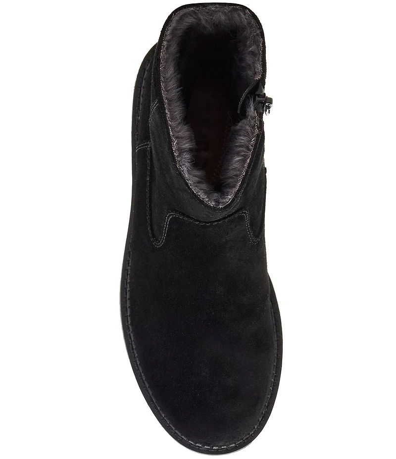 Blondo Nappa Waterproof Suede Faux Fur Lined Booties