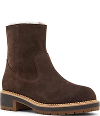 Blondo Nappa Waterproof Suede Faux Fur Lined Booties