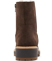 Blondo Nappa Waterproof Suede Faux Fur Lined Booties