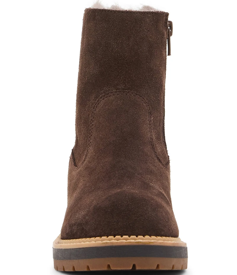 Blondo Nappa Waterproof Suede Faux Fur Lined Booties