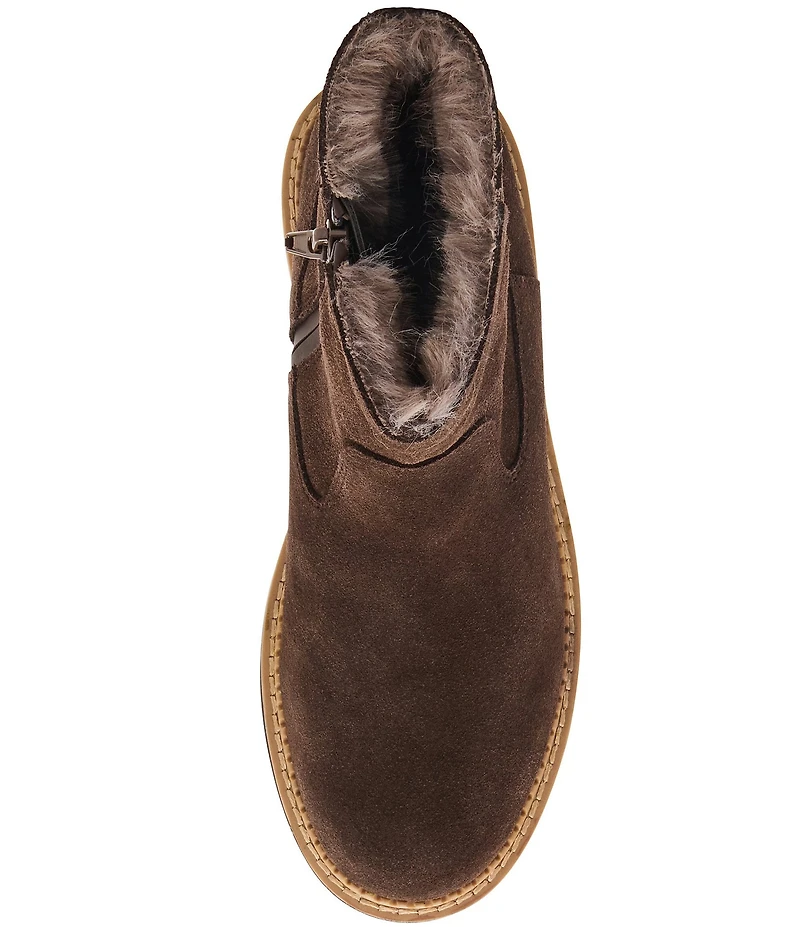 Blondo Nappa Waterproof Suede Faux Fur Lined Booties