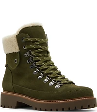Blondo Natasia Waterproof Suede Lugged Hiker Booties