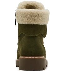 Blondo Natasia Waterproof Suede Lugged Hiker Booties