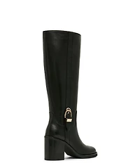 Blondo Nicky Waterproof Leather Buckle Detail Tall Boots