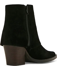 Blondo Odessa Waterproof Suede Cuffed Fringe Booties