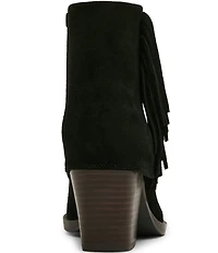 Blondo Odessa Waterproof Suede Cuffed Fringe Booties