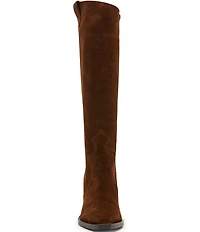 Blondo Opal Waterproof Suede Western Block Heel Tall Boots