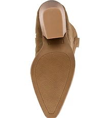 Blondo Opal Waterproof Suede Western Block Heel Tall Boots