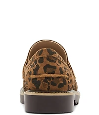 Blondo Penny Leopard Suede Loafers