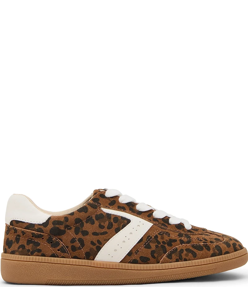 Blondo Remmie Leopard Print Suede Water Resistant Classic Retro Sneakers