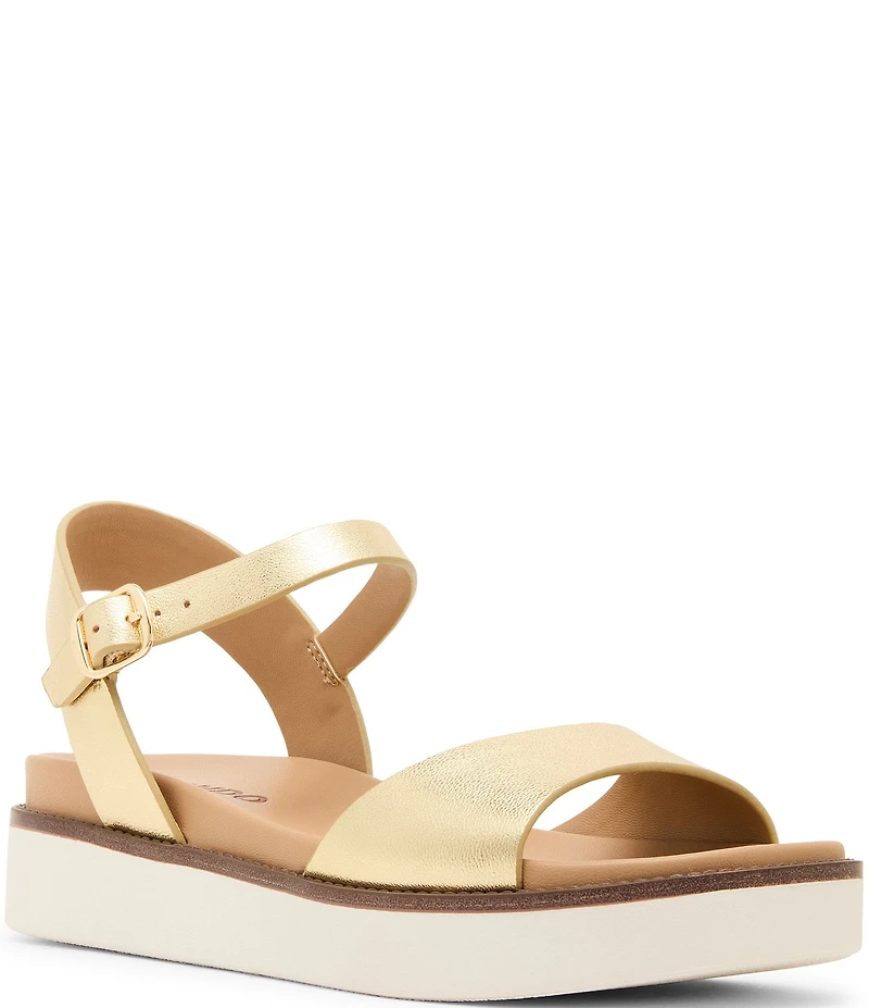 Blondo Rifkin Waterproof Leather Ankle Strap Sandals