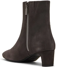 Blondo Seravina Waterproof Suede Kitten Heel Booties