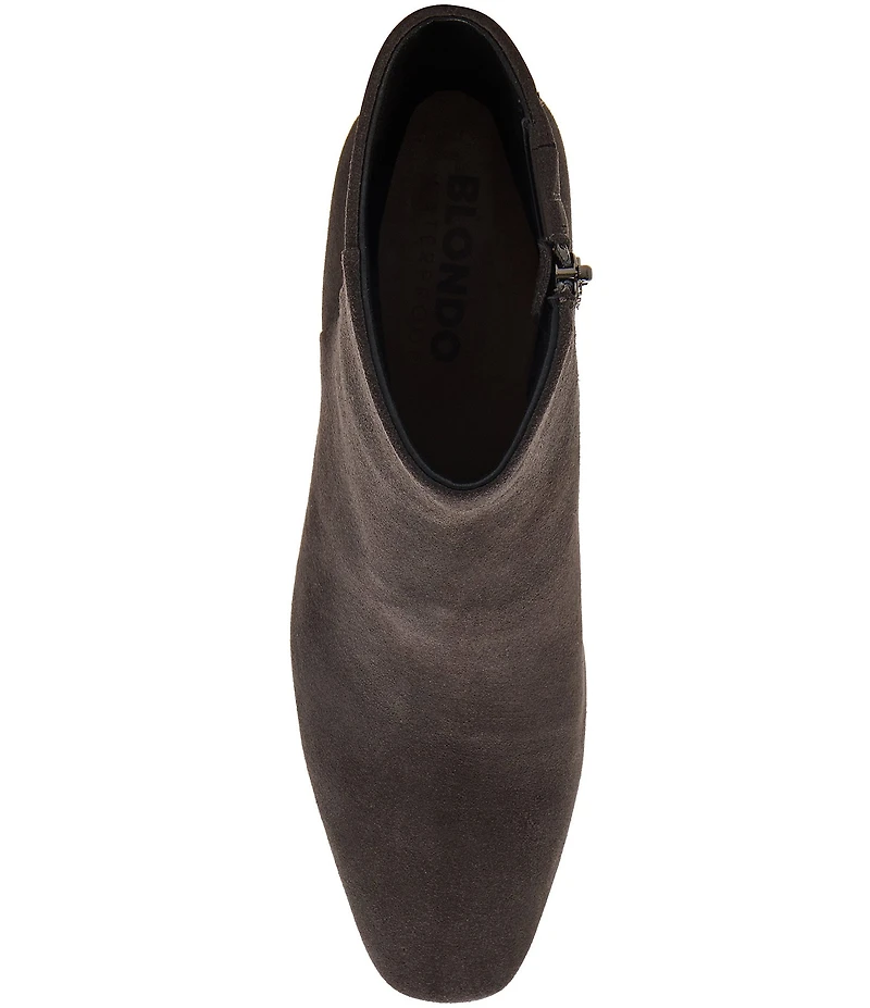 Blondo Seravina Waterproof Suede Kitten Heel Booties