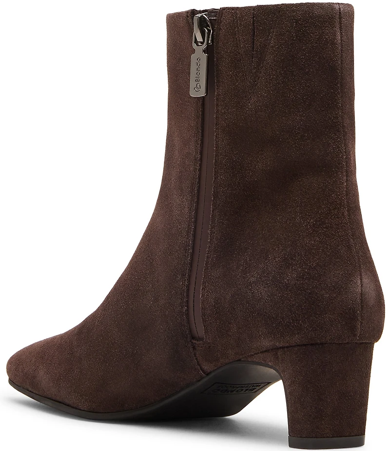 Blondo Seravina Waterproof Suede Kitten Heel Booties