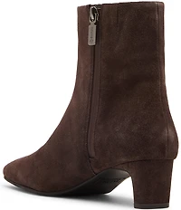 Blondo Seravina Waterproof Suede Kitten Heel Booties