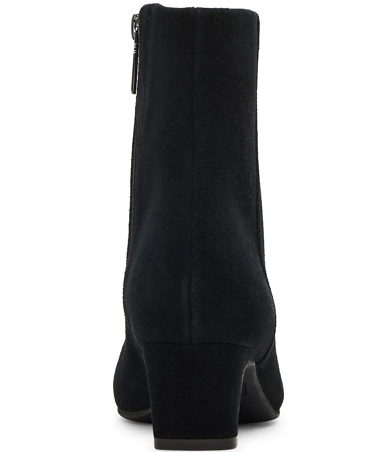 Blondo Seravina Waterproof Suede Kitten Heel Booties