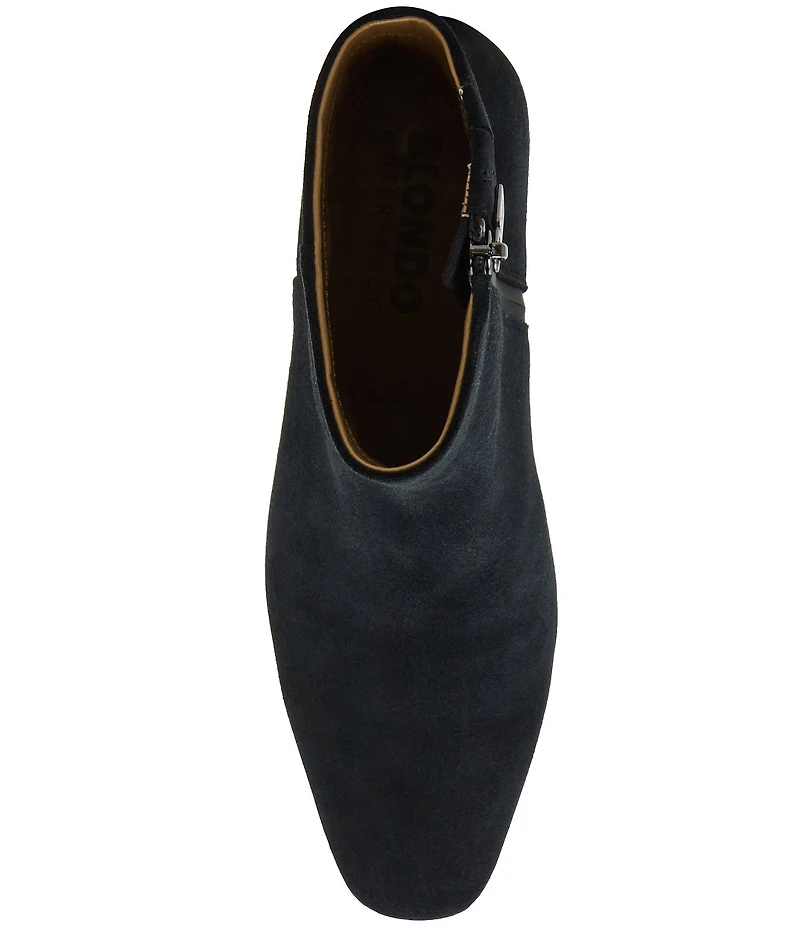 Blondo Seravina Waterproof Suede Kitten Heel Booties