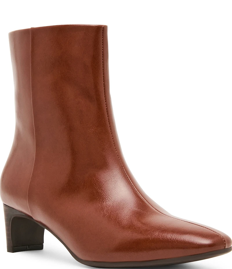 Blondo Serra Waterproof Leather Slim Block Heel Booties