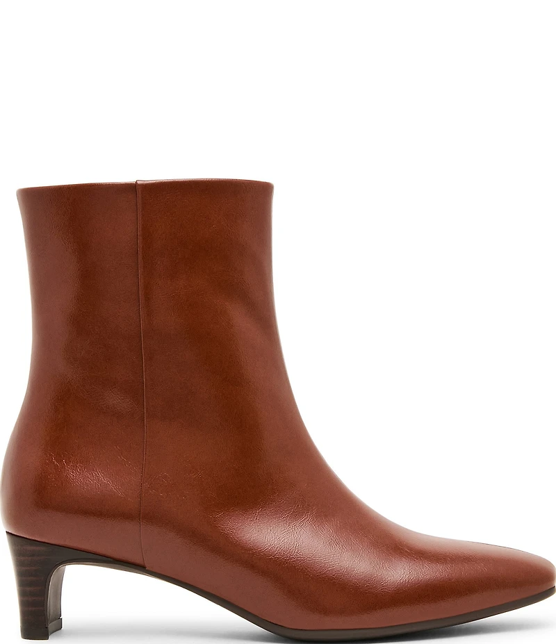 Blondo Serra Waterproof Leather Slim Block Heel Booties