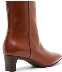Blondo Serra Waterproof Leather Slim Block Heel Booties