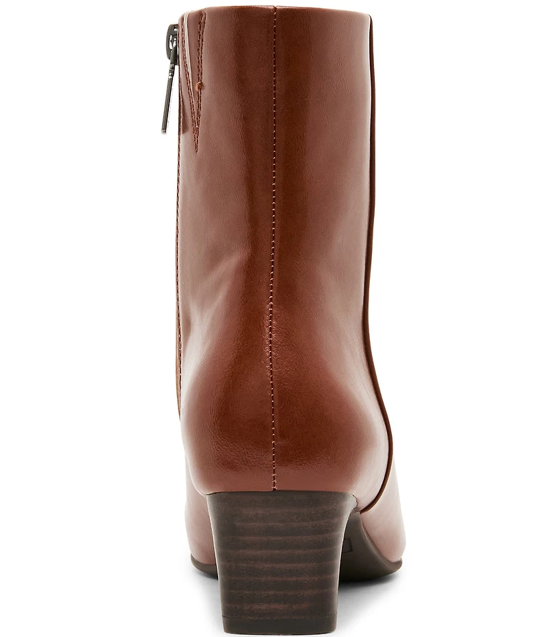 Blondo Serra Waterproof Leather Slim Block Heel Booties