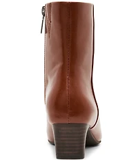 Blondo Serra Waterproof Leather Slim Block Heel Booties