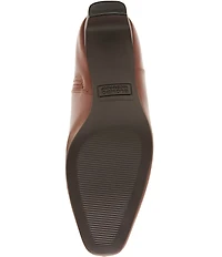 Blondo Serra Waterproof Leather Slim Block Heel Booties