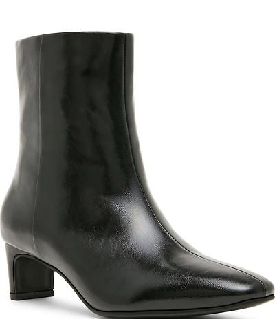 Blondo Serra Waterproof Leather Slim Block Heel Booties