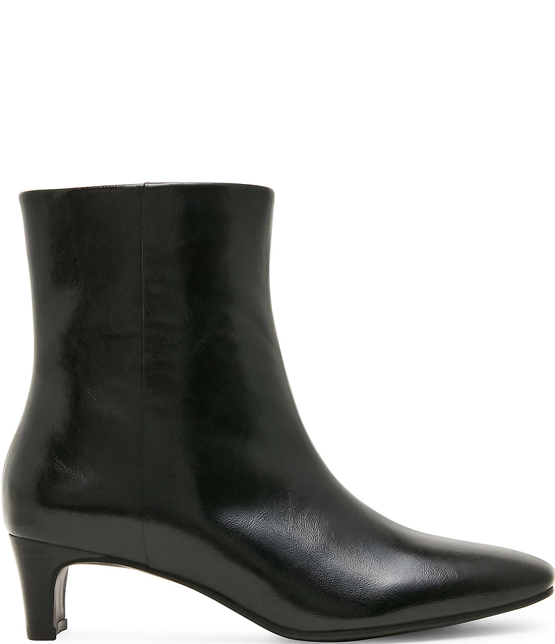 Blondo Serra Waterproof Leather Slim Block Heel Booties