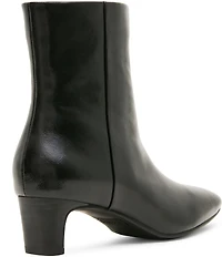 Blondo Serra Waterproof Leather Slim Block Heel Booties