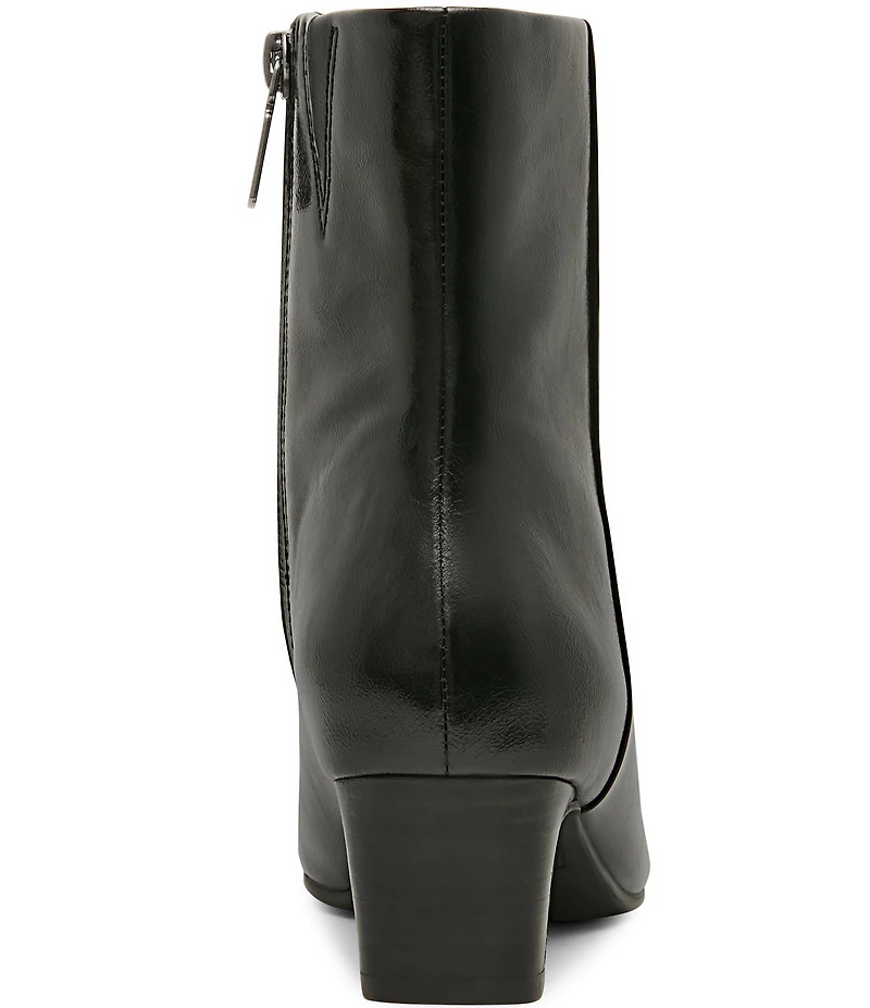 Blondo Serra Waterproof Leather Slim Block Heel Booties