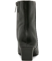 Blondo Serra Waterproof Leather Slim Block Heel Booties