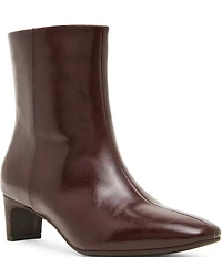 Blondo Serra Waterproof Leather Slim Block Heel Booties
