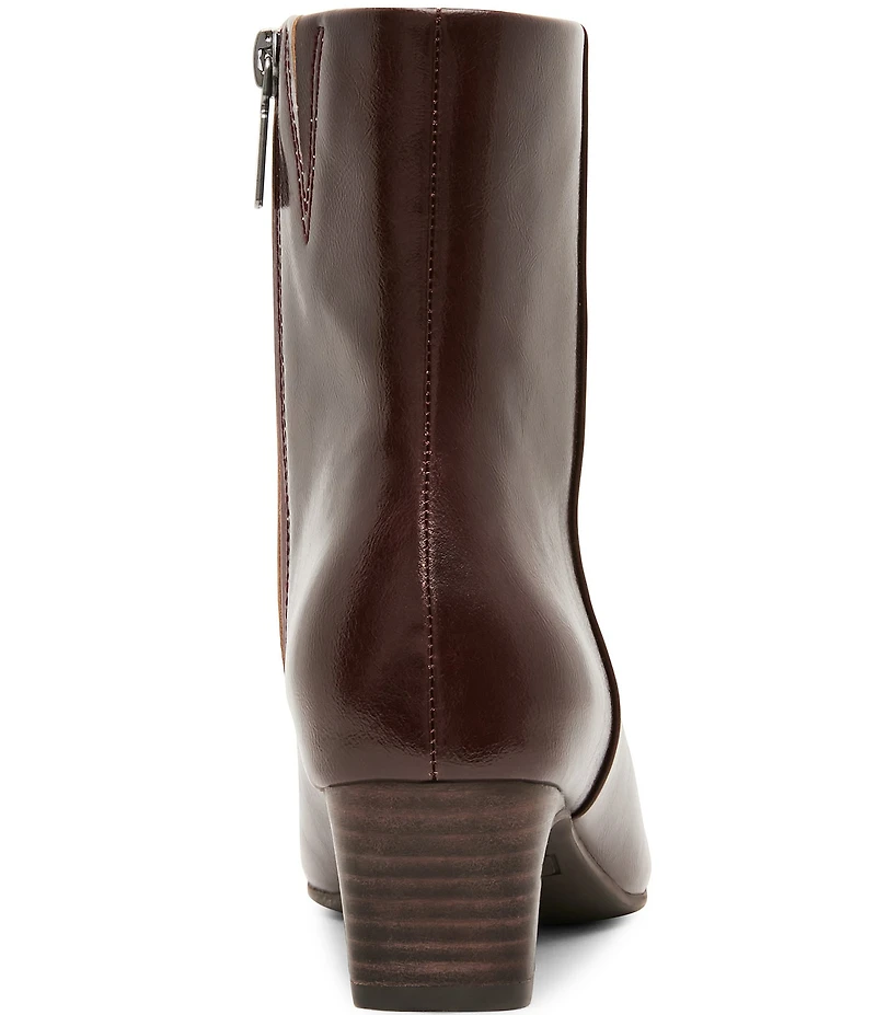 Blondo Serra Waterproof Leather Slim Block Heel Booties