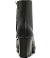 Blondo Shyna Waterproof Leather Block Heel Booties